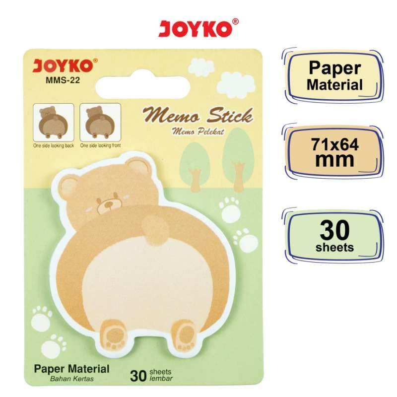 

JOYKO - Memo Stick Animal Tempel - MMS-22 - Pads