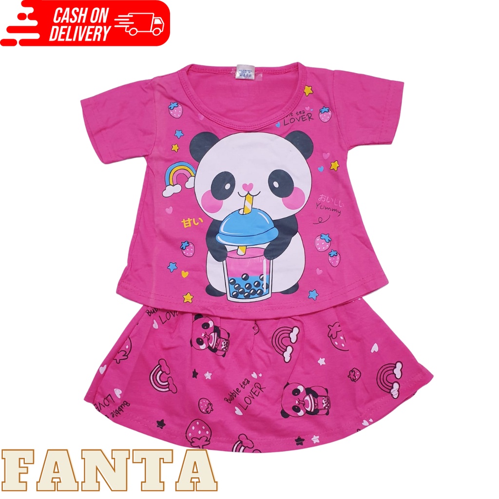 setelann rok anak perempuan pakaian anak bayi 0-12 bulan karakter minnie / dress baby