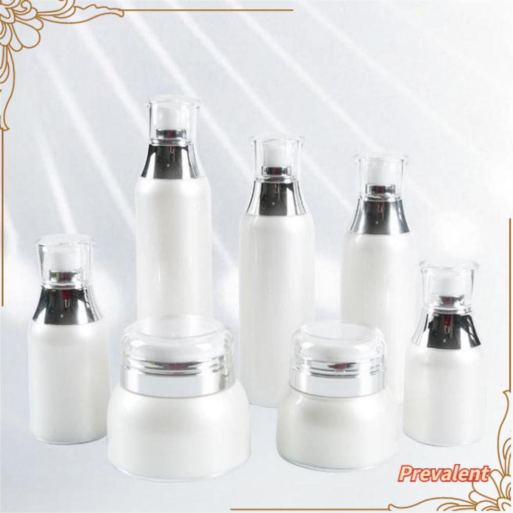 Preva 1pcs Toples Kosmetik Wadah Press Cream Pot Sample Vial Botol Vacuum