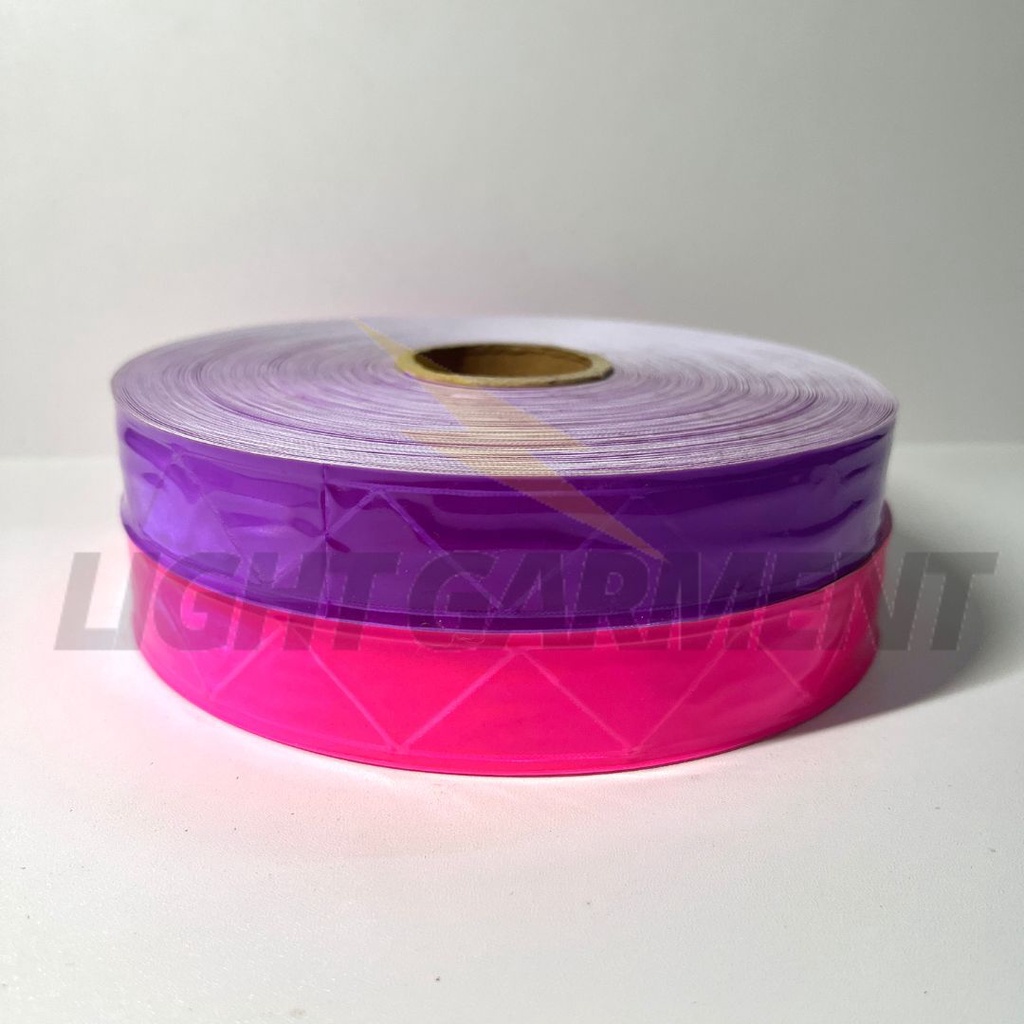 Pita Safety Scotlight Scotlite Scotchlite PVC 2,5 cm per 1 Meter / Pita Skotlet Warna Warni / Pita Seragam Lapangan Kerja