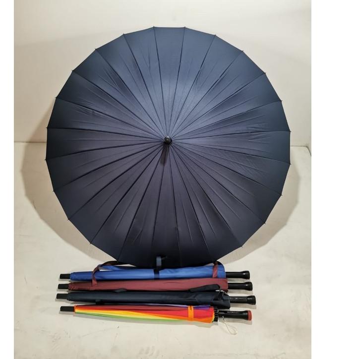 ➢ Payung golf 24 jari polos ada sarung kualitas premium ⅍
