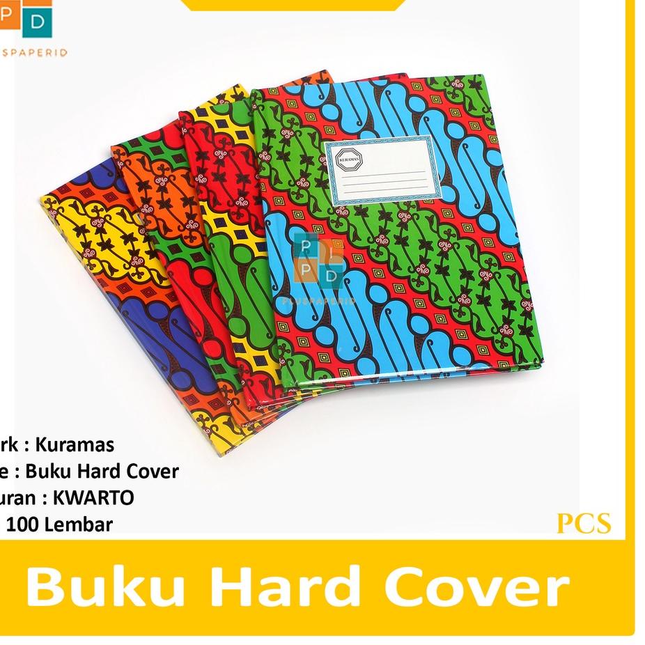 

trxz6Z0l KURAMAS - Buku Hard Cover Ukuran Kwarto 100 lembar - Pcs