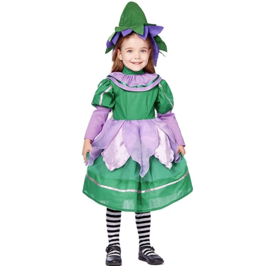 Thumbelina Flower Fairy Girl Costume Halloween Costume Kostum Anak