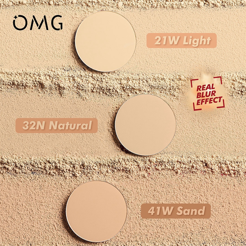 OMG Coverlast Two Way Cake 12 g | Oh My Glam TWC Bedak Padat