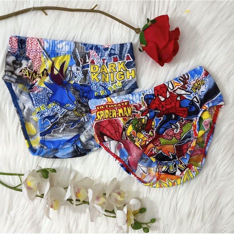 Celana Dalam Anak Laki-Laki Motif Karakter Hero Bahan Halus Super Murah