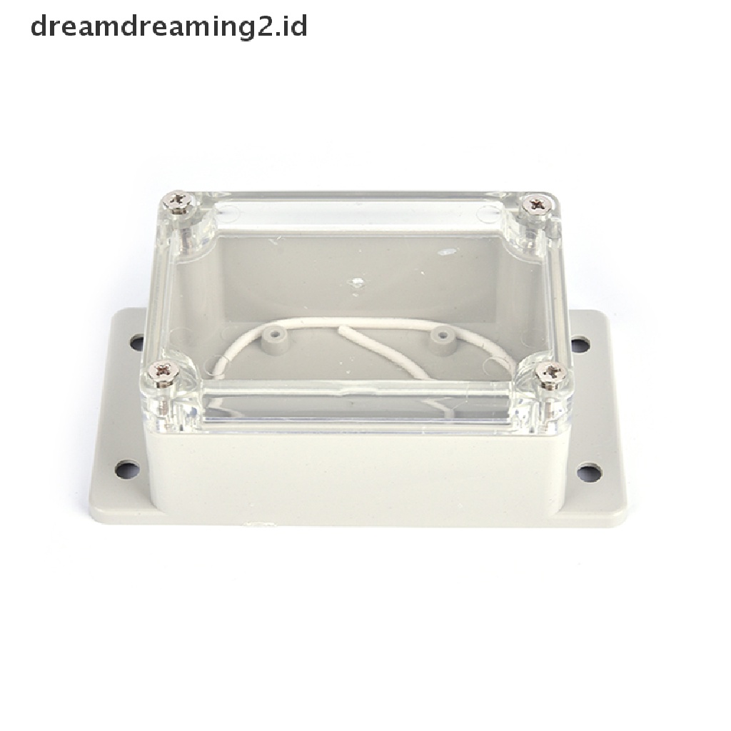 (dream) Kotak Penutup Proyek Elektronik Plastik Tahan Air 100 * 68 * 50mm enclosure case.