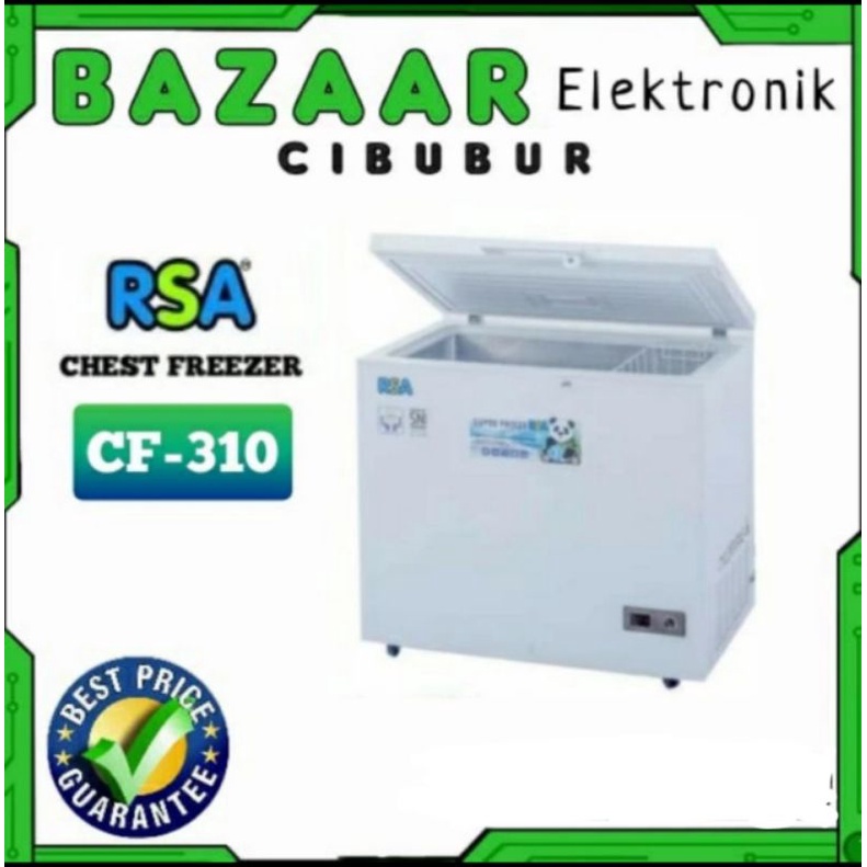 CHEST FREEZER RSA 310 LITER CF310 FREEZER BOX CF 310