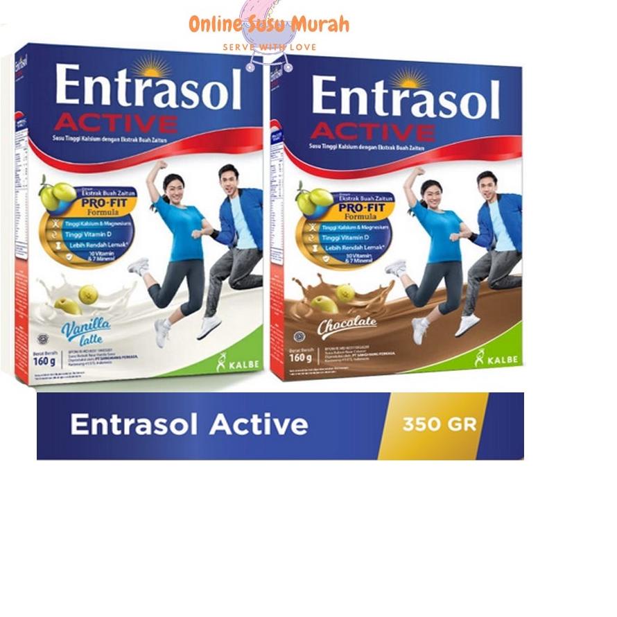 

✷ ENTRASOL ACTIVE PROFIT VANILA COKLAT 350 GR ℗