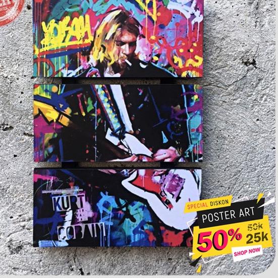 ✬ Hiasan dinding -  dinding -  Kurt Cobain - Dekorasi dinding - Nirvana - FHZ ♝