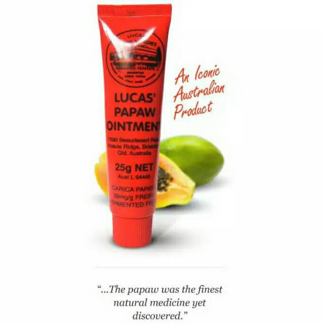 Lucas Papaw ointment 25g ORIGINAL AUSTRALIA/lucas pawpaw Penawaran murah