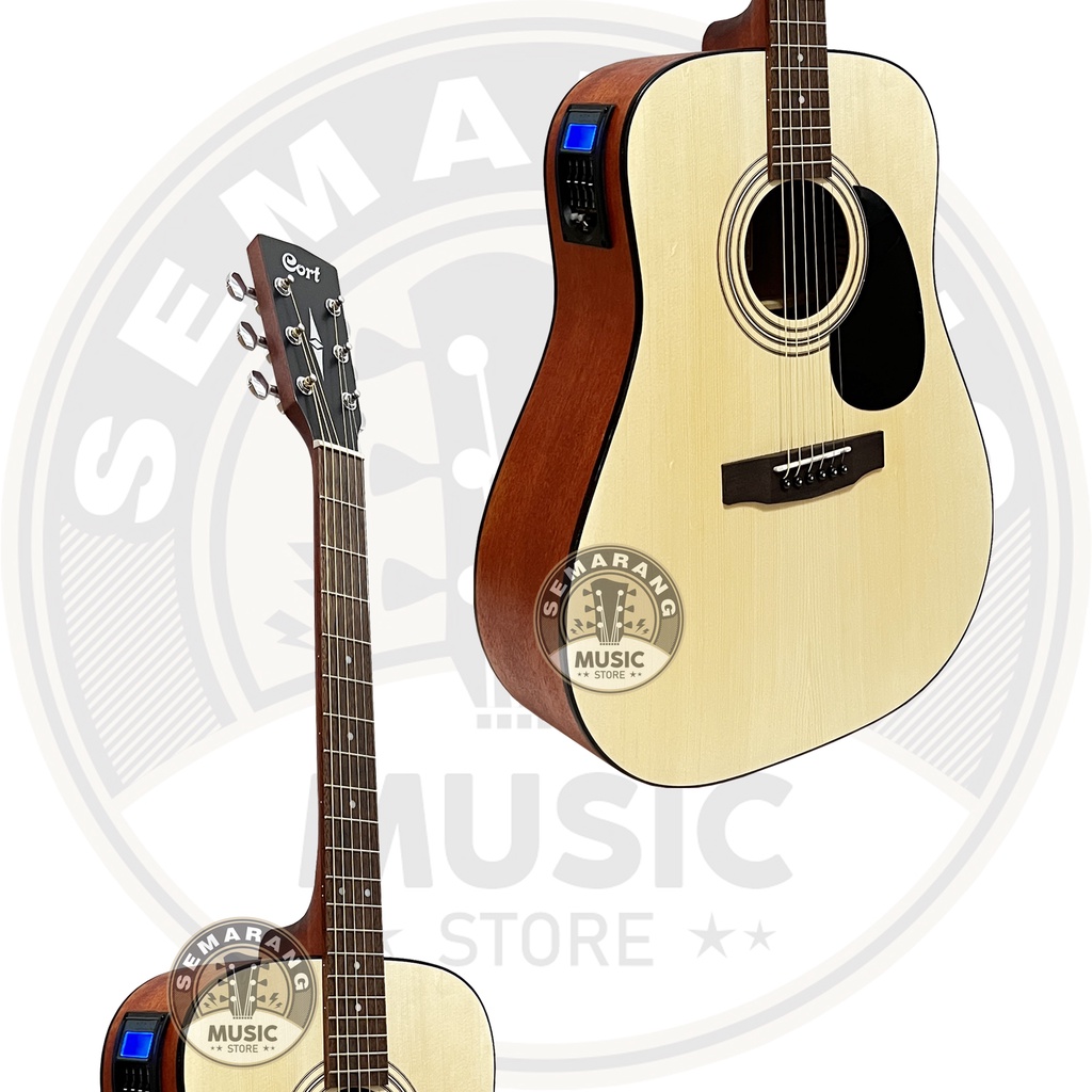 ORIGINAL!!! Gitar Akustik Elektrik Cort AD810 OP Original Preamp Equalizer Tuner LC Prener