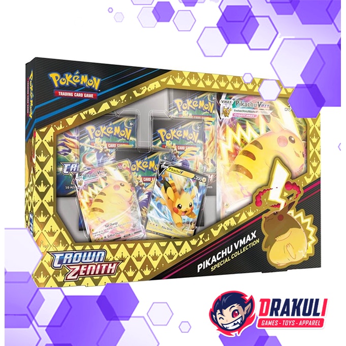 Drakuli Hobbies TCG Pokemon Crown Zenith Pikachu VMAX Special Collection