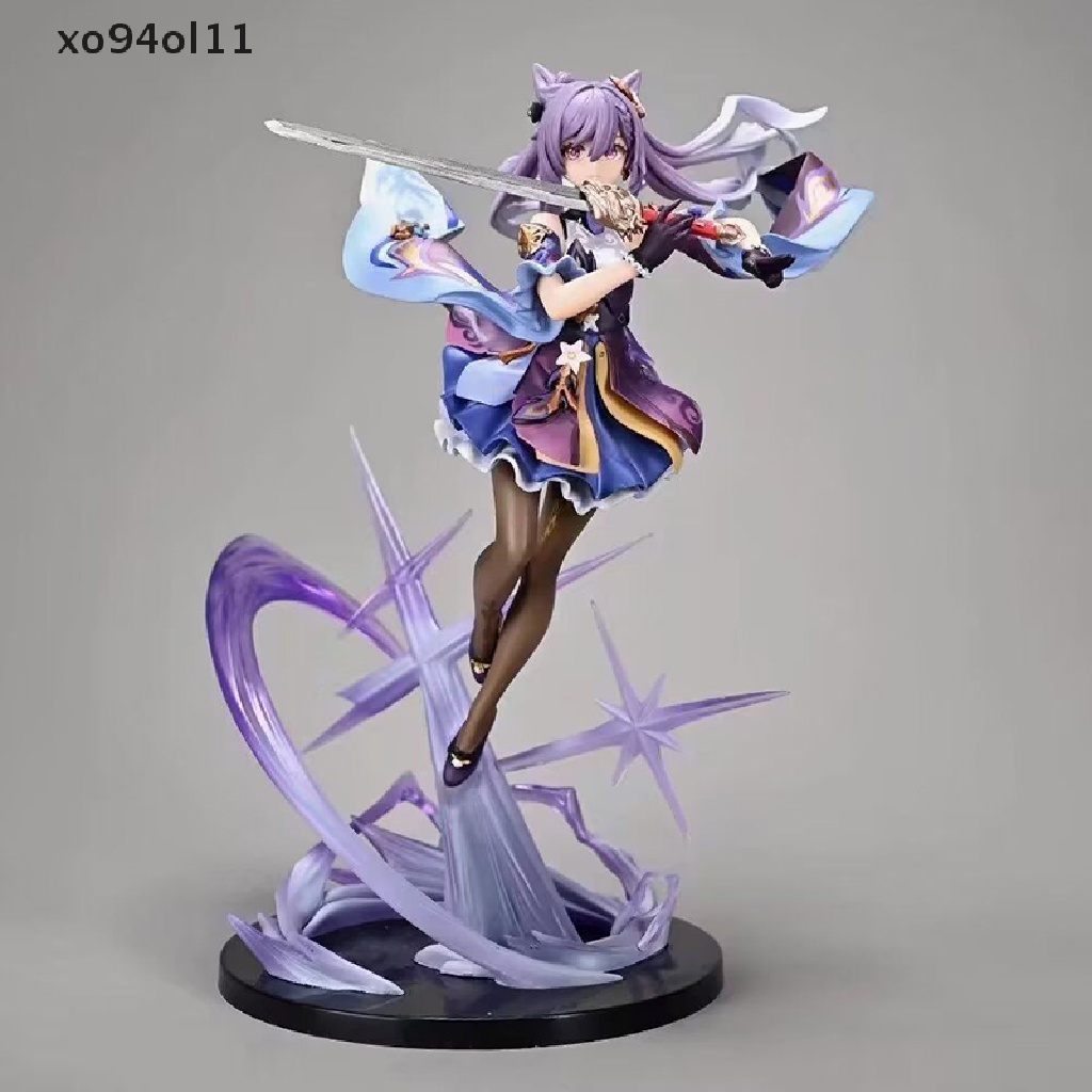 Xo 26cm Genshin Impact Anime Figure Keli Keqing Action Figure Collection Model OL