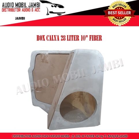 BOX SUBWOOFER BOX SUDUT BAGASI CALYA 10 INCH FIBER MENTAH
