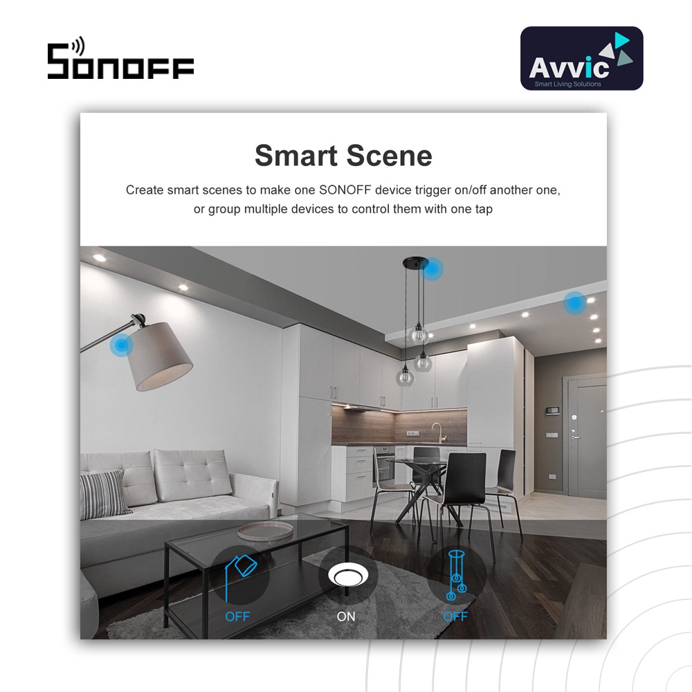 Sonoff Smart Wall Switch T3EU3C saklar wireless smart home IOT