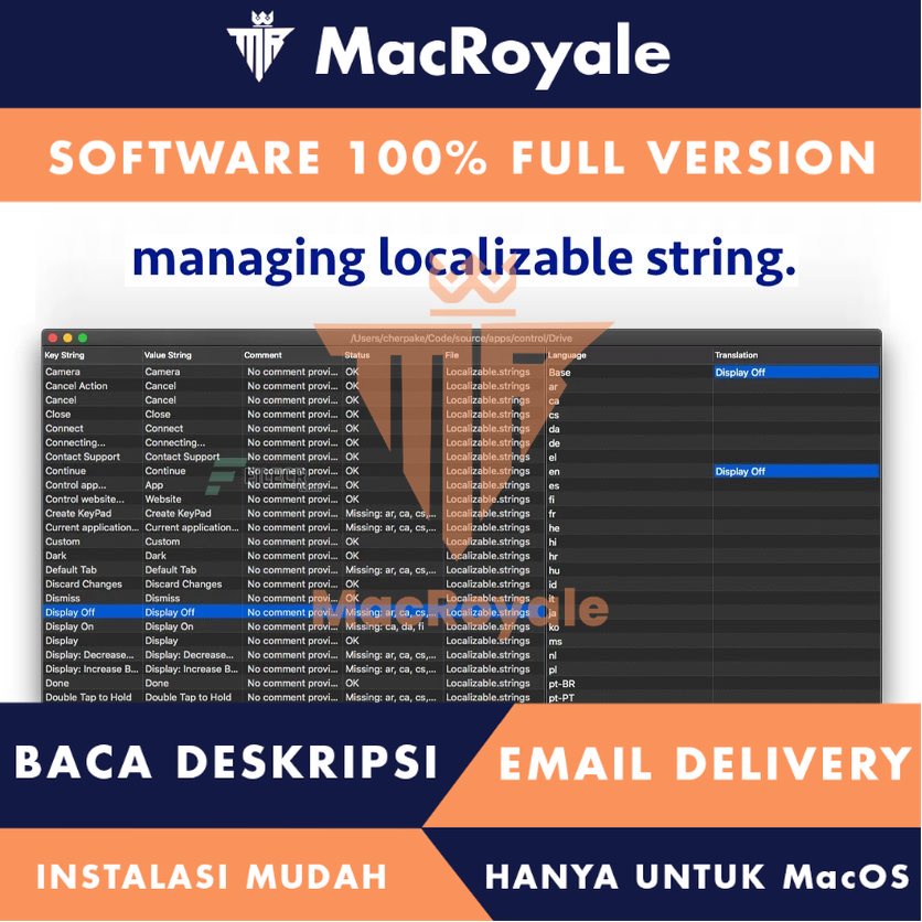 [MacOS] 18 Strings Full Version Lifetime Full Garansi