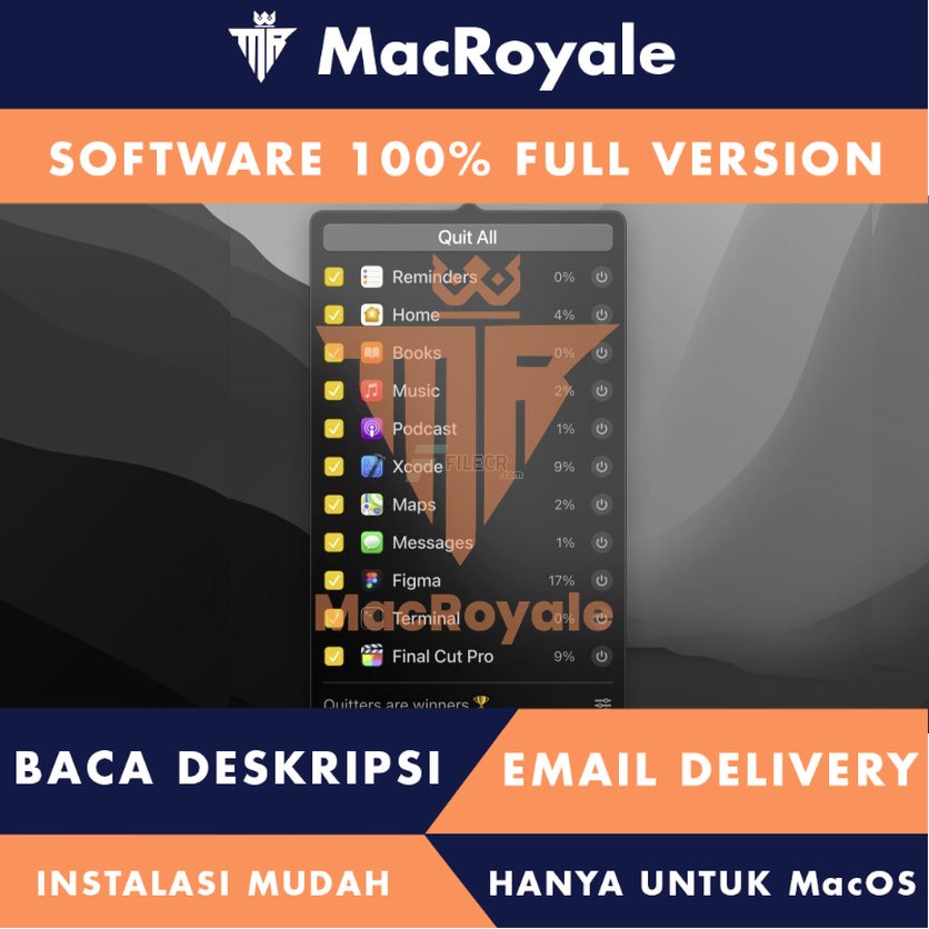 [MacOS] Quit All Full Version Lifetime Full Garansi