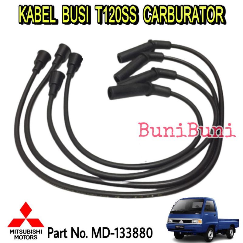 KABEL BUSI Untuk Mobil Mitsubishi T120SS Carburator - 1 Set