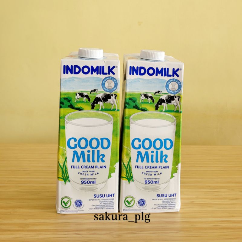 

[READY STOCK] SUSU UHT INDOMILK PLAIN 950ml