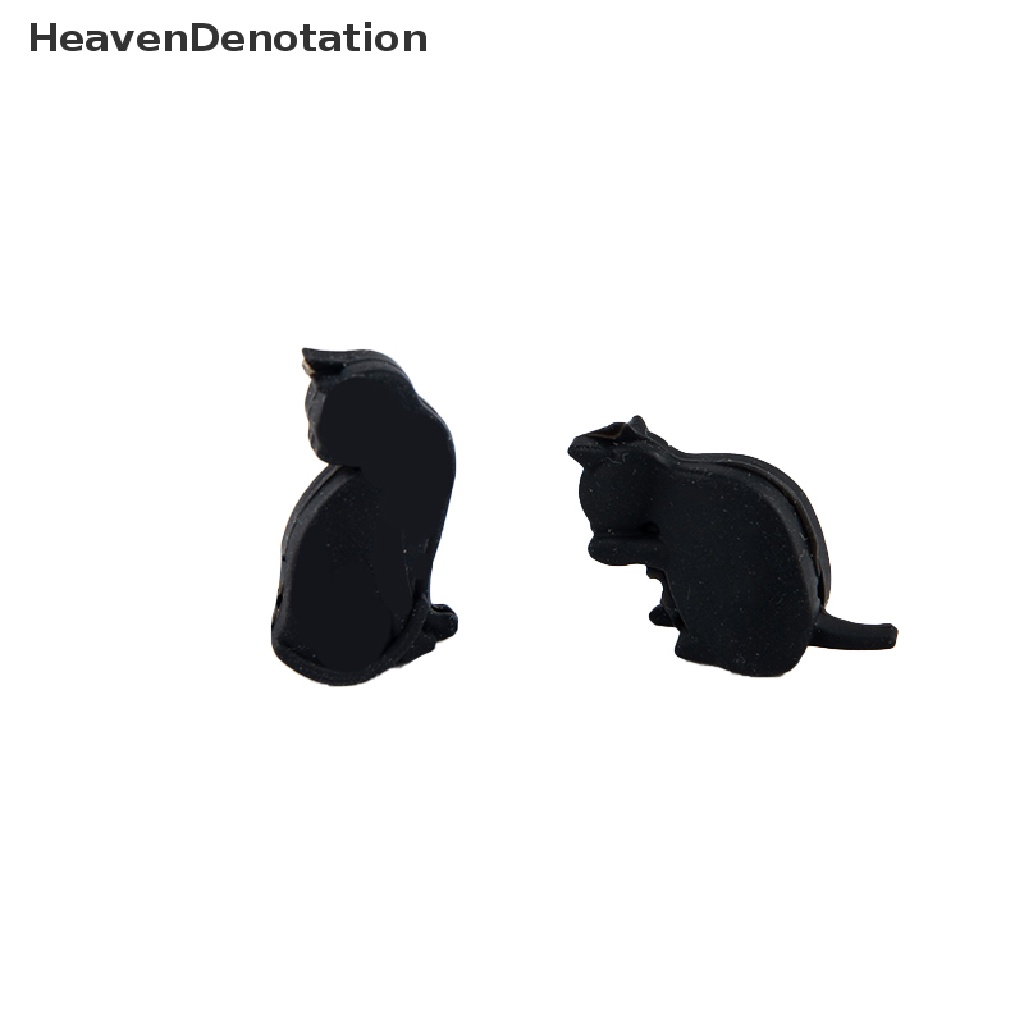 [HeavenDenotation] 6 Pcs Silikon Kucing Gelas Anggur Penanda Cangkir Identifikasi Cincin Aksesoris Pesta HDV