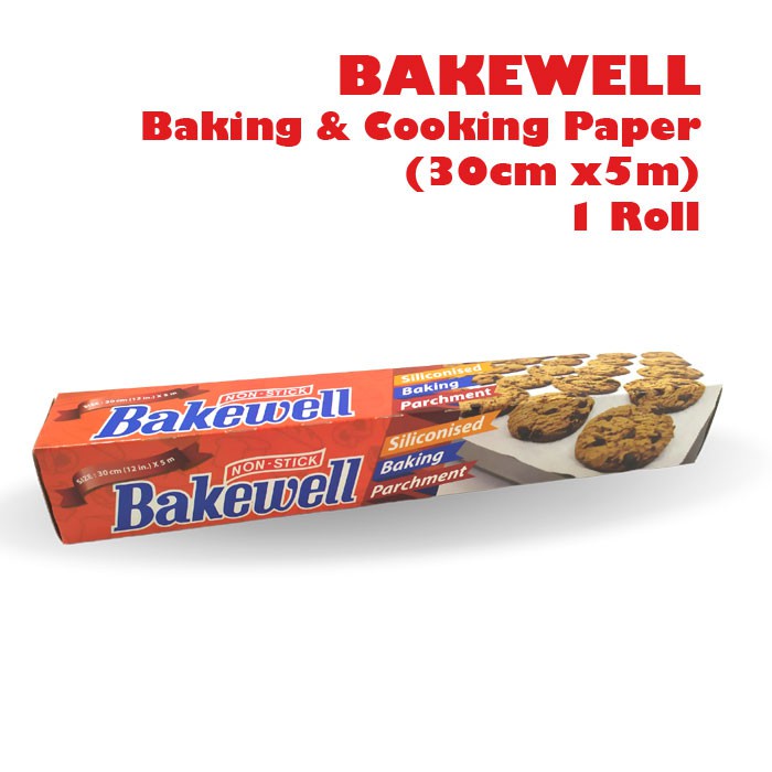 BAKEWELL Baking &amp; Cooking Paper (30cm x5m) 1 Roll