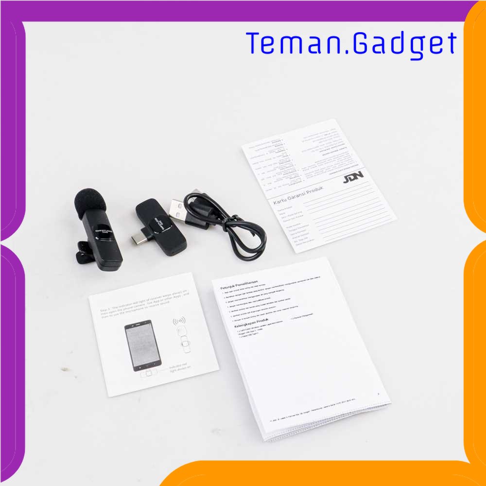 TG - KMR TaffSTUDIO Wireless Lavalier Lapel Microphone Vlogger USB Type C - HO86/ODR08