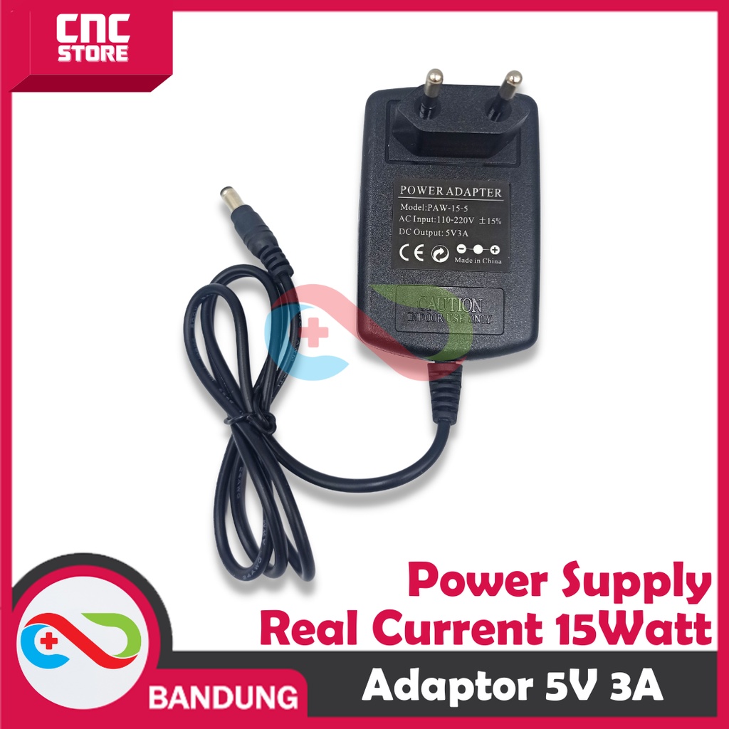 ADAPTOR 5V 3A SWITCHING ADAPTER 15W