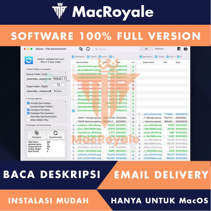 [MacOS] DSync Full Version Lifetime Full Garansi