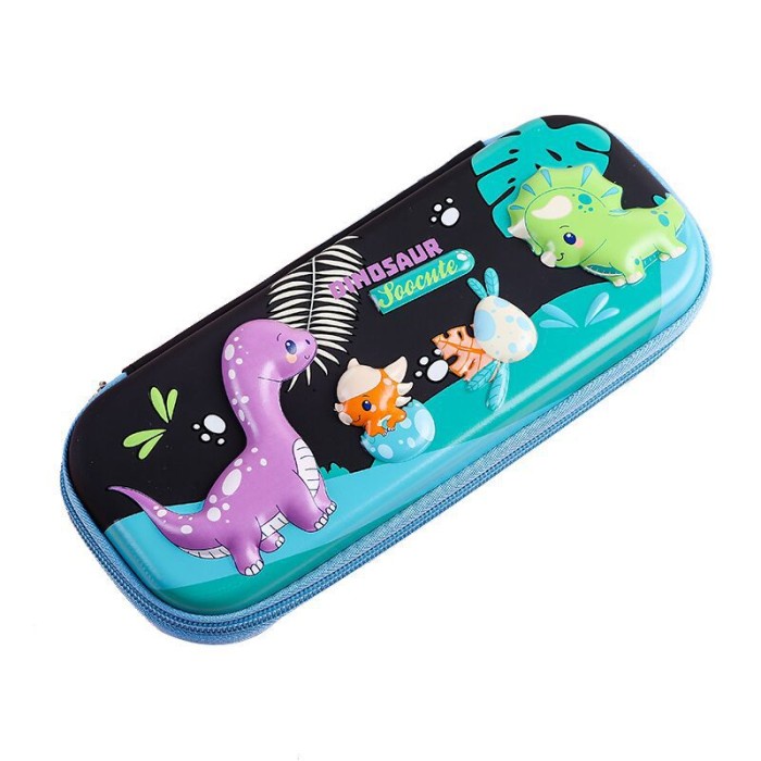 

KOTAK PENSIL 3D KARAKTER DINOSAURS BLUE AND BLACK KADO ULTAH COWOK