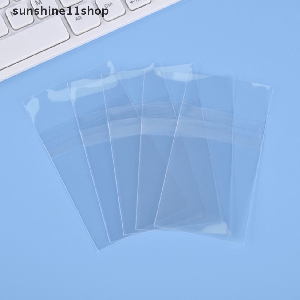 Sho 20pcs Card Sleeves Clear Acid free-No CPP HARD 3inch Photocard Protector Film N