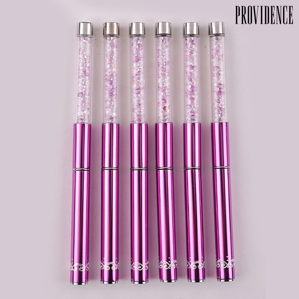 Providence Kuas Nail Art Dengan Penutup Desain Ergonomis Manicure Pen UV Gel Painting Drawing Brush Untuk Rumah