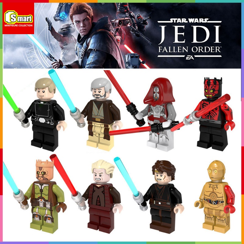 Star Wars Jedi Knight New Death Star Luke Skywalker Darth Morseth Warrior Boneka Rakitan Mainan Blok Bangunan