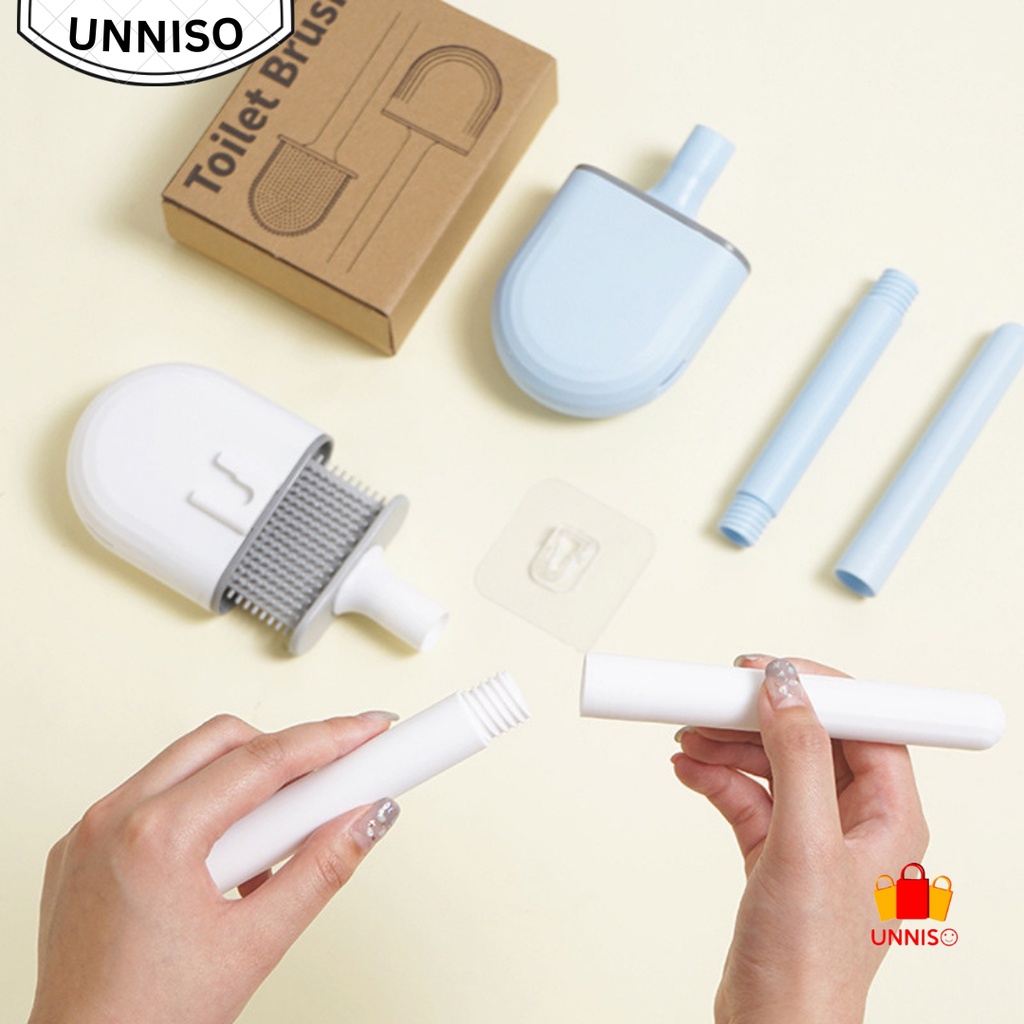 UNNISO - Sikat Toilet Brush Silicone Portable Multifungsi