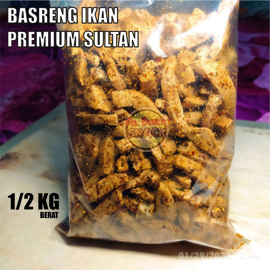 

Basreng Pedas Daun Jeruk Kemasan Kiloan (1/2 kg) Bumbu Sultan