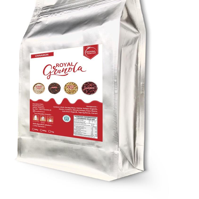

♤ ROYAL Granola 1 KG CINNAMON ♡