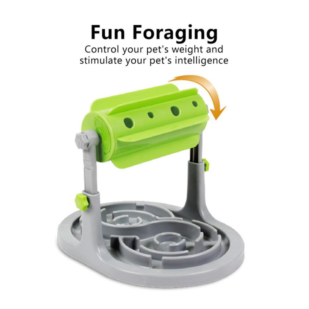 Timekey Pet feeding Slow-eating Roller Dog Pengumpan Otomatis Roller-Tipe Perkembangan Intelektual Mainan Hewan Peliharaan Yang Dapat Diputar Bocor R1W5