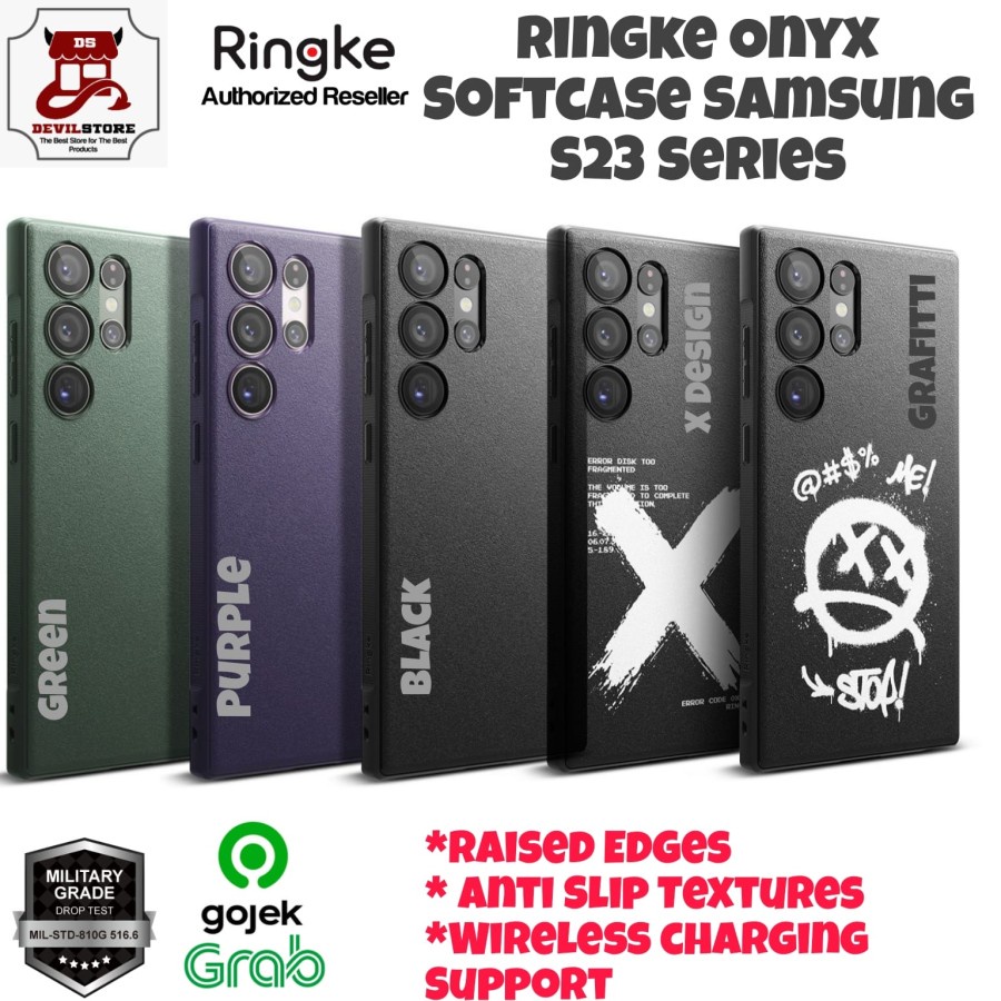 Ringke Onyx Case Samsung Galaxy S23 Ultra S23 Plus Casing S23 Softcase