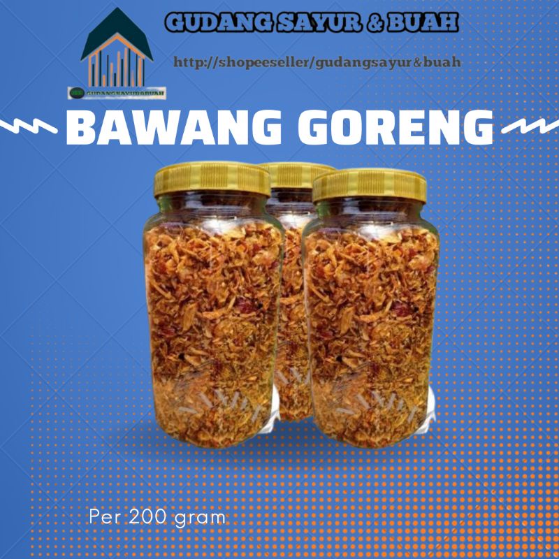 

Bawang Goreng Gurih 200 gram