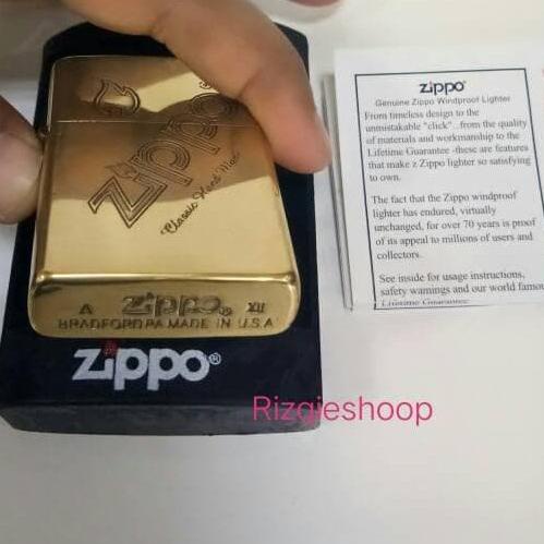 ✧ ZIPPO GRAFIR BUNYI DENTING 2X ♤