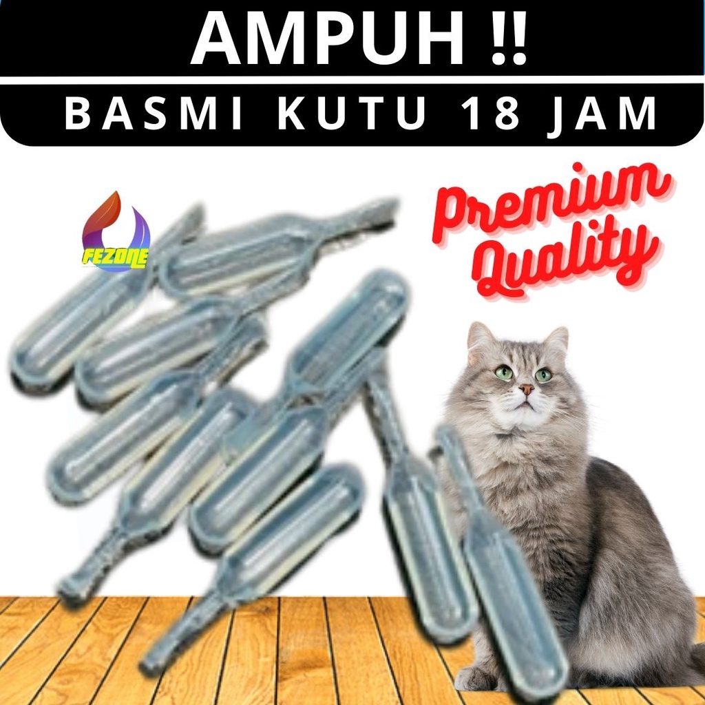 Obat Kutu Kucing Tetes Tengkuk Super Ampuh FEZONE