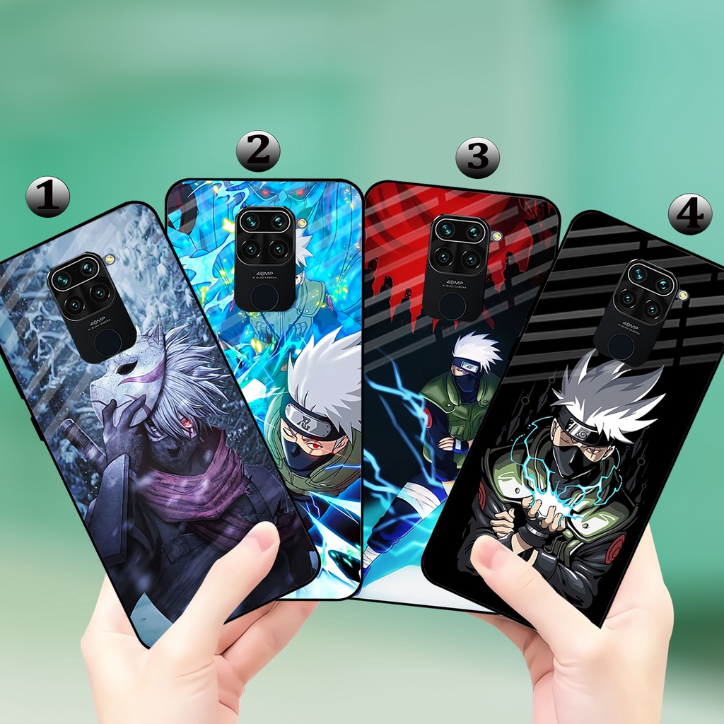 CUSTOM CASE GLOSSY Xiaomi (XS392) REDMI NOTE 9 PRO NOTE 8 NOTE 10 10s REDMI 9C MOTIF KAKASHI NARUTO