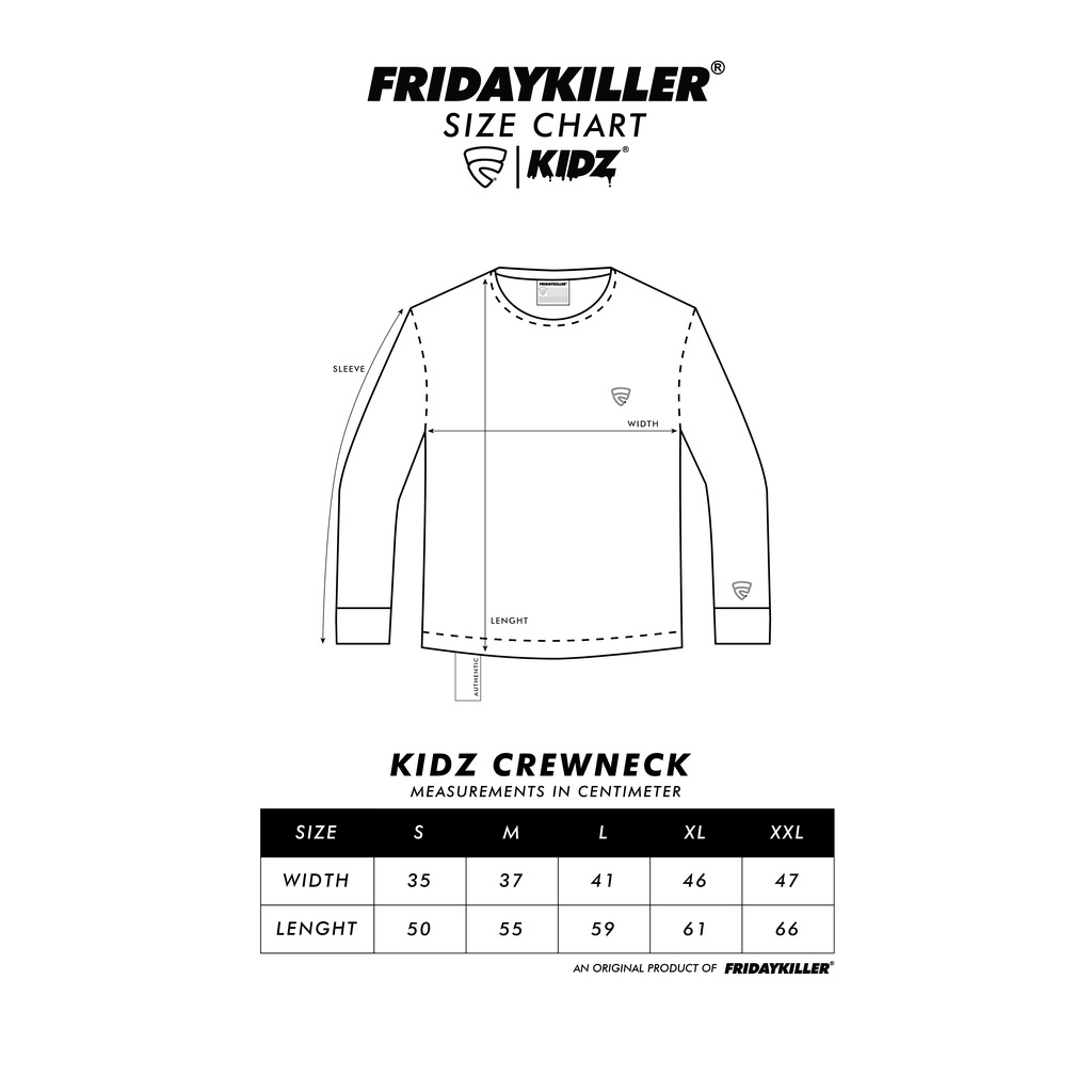 SWEATER ANAK ANAK FRIDAY KILLER | TRASKY CREWNECK ACID