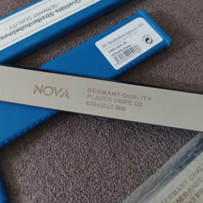 Baja HSS 18% D2 Planer Knife Nova Germany Panjang 31 cm / 41 cm / 51 cm / 61 Cm Super Tajam