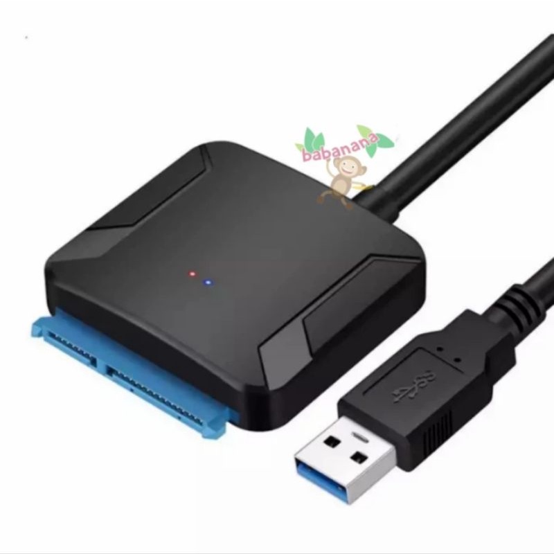 CONVENTER SATA TO USB 3.0 WITH ADAPTOR 12V 2.5 3.5 INCH SSD HDD KABEL
