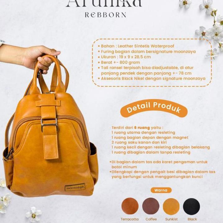 KAL510 [Best Seller] Tas Ransel Arunika reborn ORI by Moonzaya --