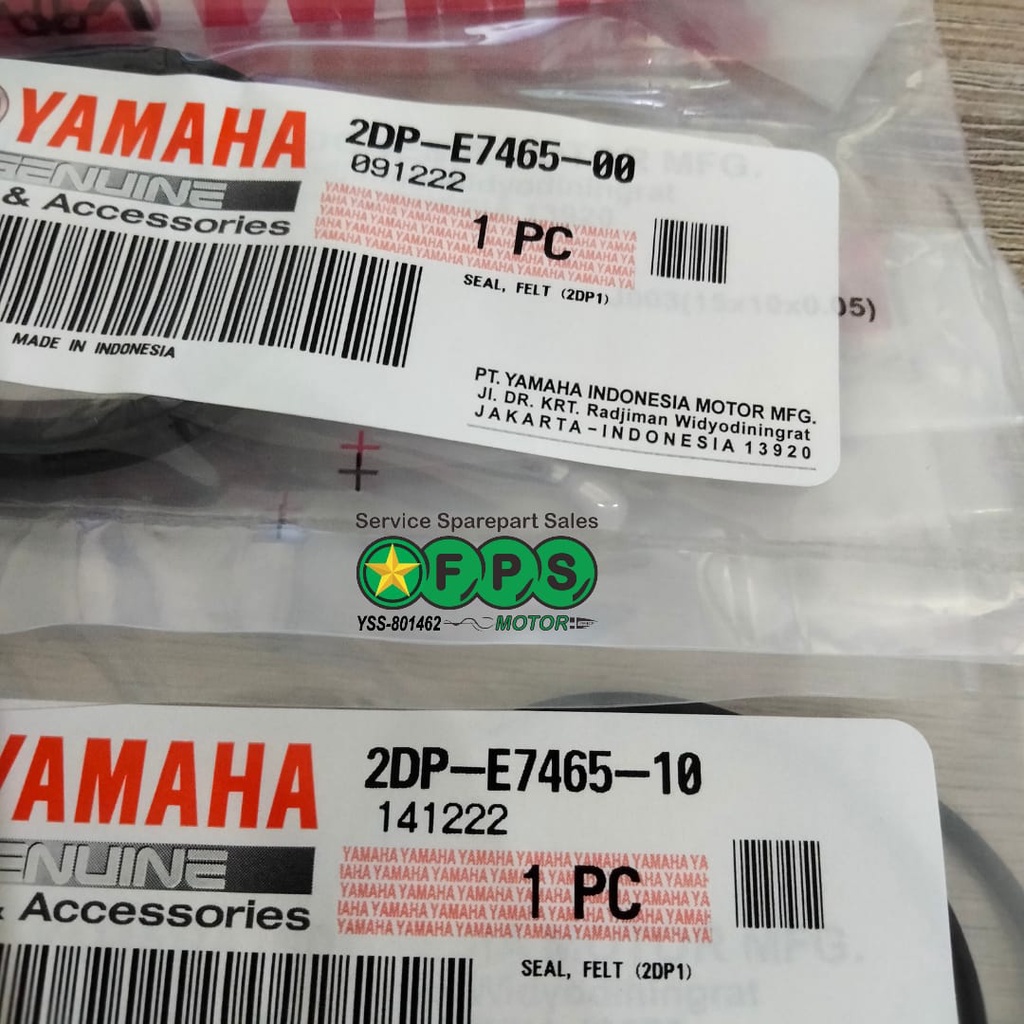 SEAL SLEDING & SEAL ORING NMAX (4pcs) / 2DP-E7465-00 & 2DP-E7465-10
