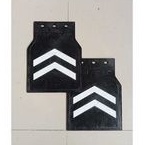 Karpet Lumpur mobil Pickup karpet sersan cepet ceceret roda Lis merah putih  Kuning Emas  Mudguard Universal ukuran 22x26cm sepasang 2 pcs
