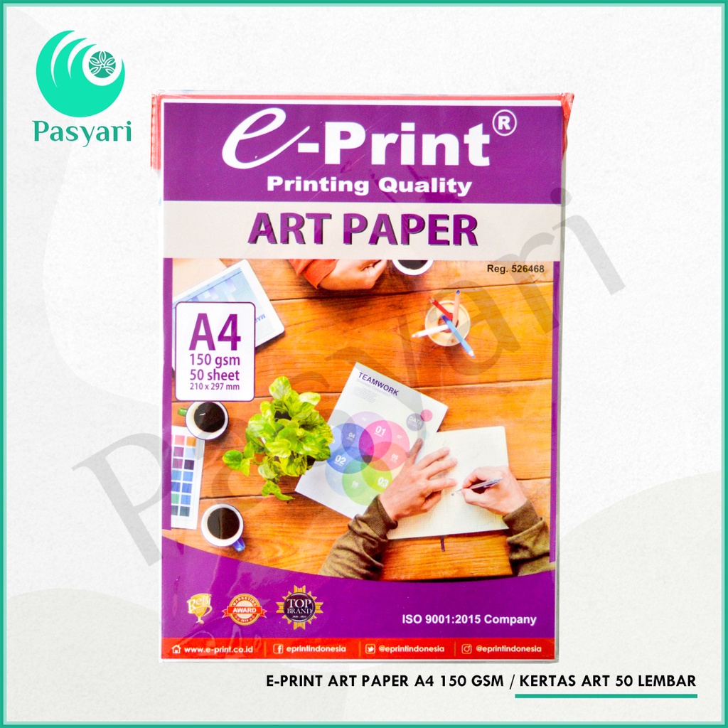 

E-print Art Paper A4 150 gsm / kertas art 50 lembar