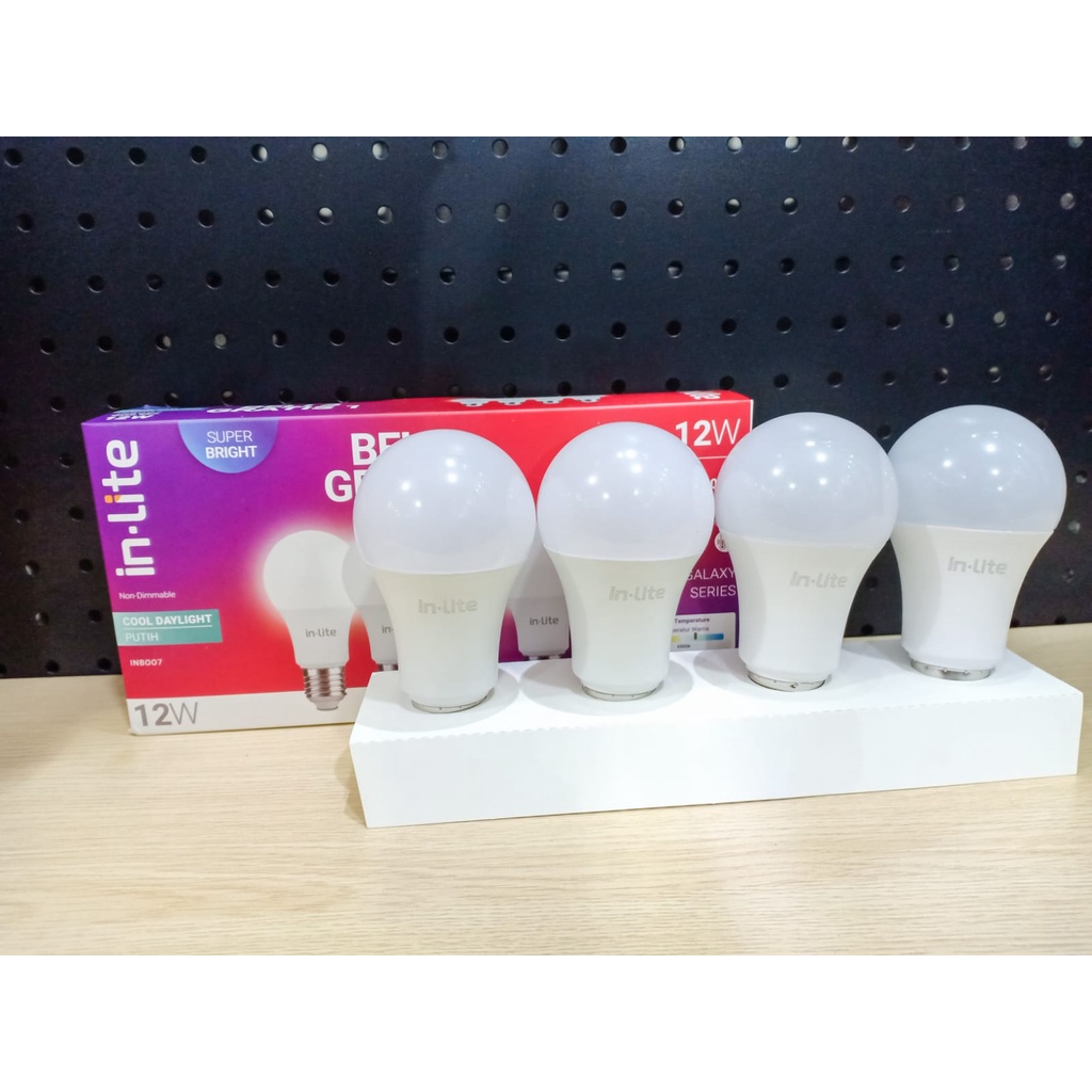 Pack Beli 3 Gratis 1 Lampu Led IN LITE 12w Paket IN-LITE 12w