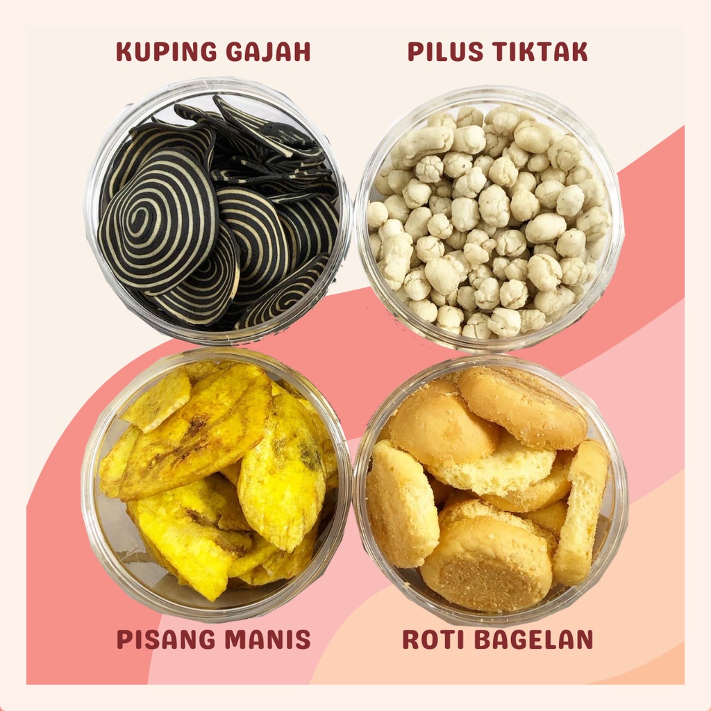 [DELISH SNACKS] Hampers Lebaran isi 1 toples (S) / Bingkisan Parsel Parcel / Gift Box Makanan Tahun Baru Idul Fitri / Ramadhan Set Gift